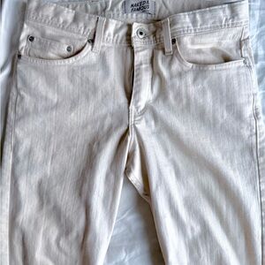 Naked & Famous Denim Men's Light Tan Jeans